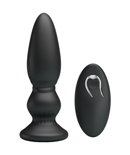 MR PLAY - VIBRADOR POTENTE CONTROL REMOTO ANAL PLUG NEGRO