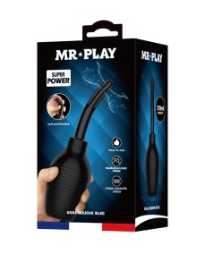 MR PLAY - DUCHA ANAL BLKC SUPER POWER NEGRO