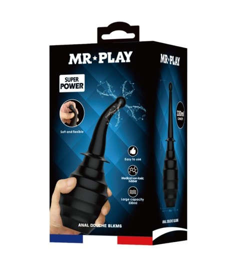 MR PLAY - DUCHA ANAL BLKM6 SUPER POWER NEGRO