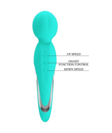 PRETTY LOVE - WALTER VIBRADOR WAND VERDE AGUA