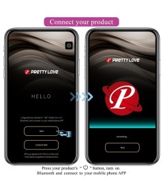 PRETTY LOVE - NYMPH HUEVO VIBRADOR CONTROLADO POR APP LILA