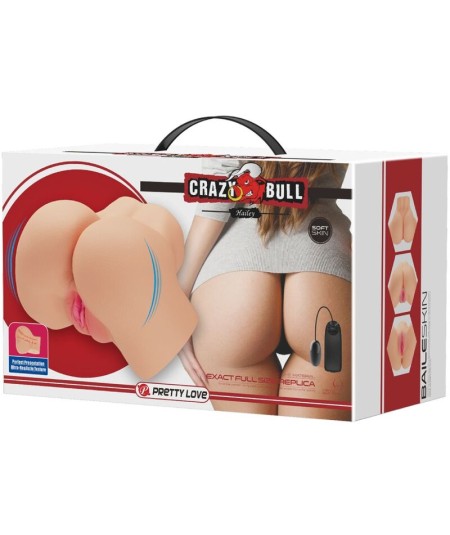 CRAZY BULL - VAGINA Y ANO REALISTICOS VIBRADOR HAILEY