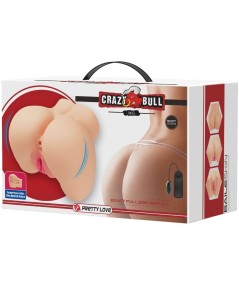 CRAZY BULL - VAGINA Y ANO REALISTICOS VIBRADOR MILA