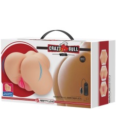 CRAZY BULL - VAGINA Y ANO REALISTICOS VIBRADOR LUNA