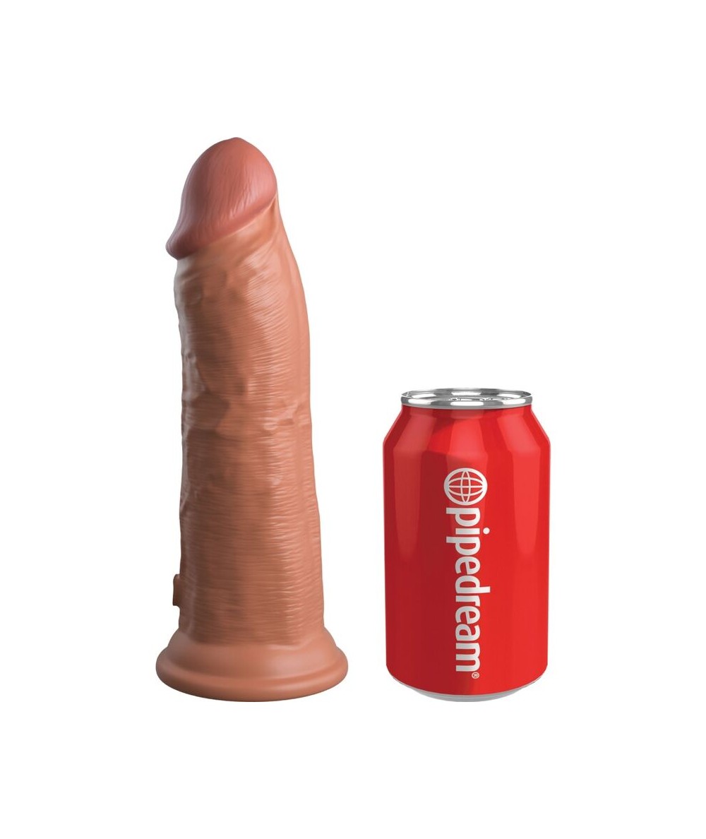 KING COCK - ELITE DILDO REALISTICO VIBRADOR & SILICONA 20.3 CM CARAMELO