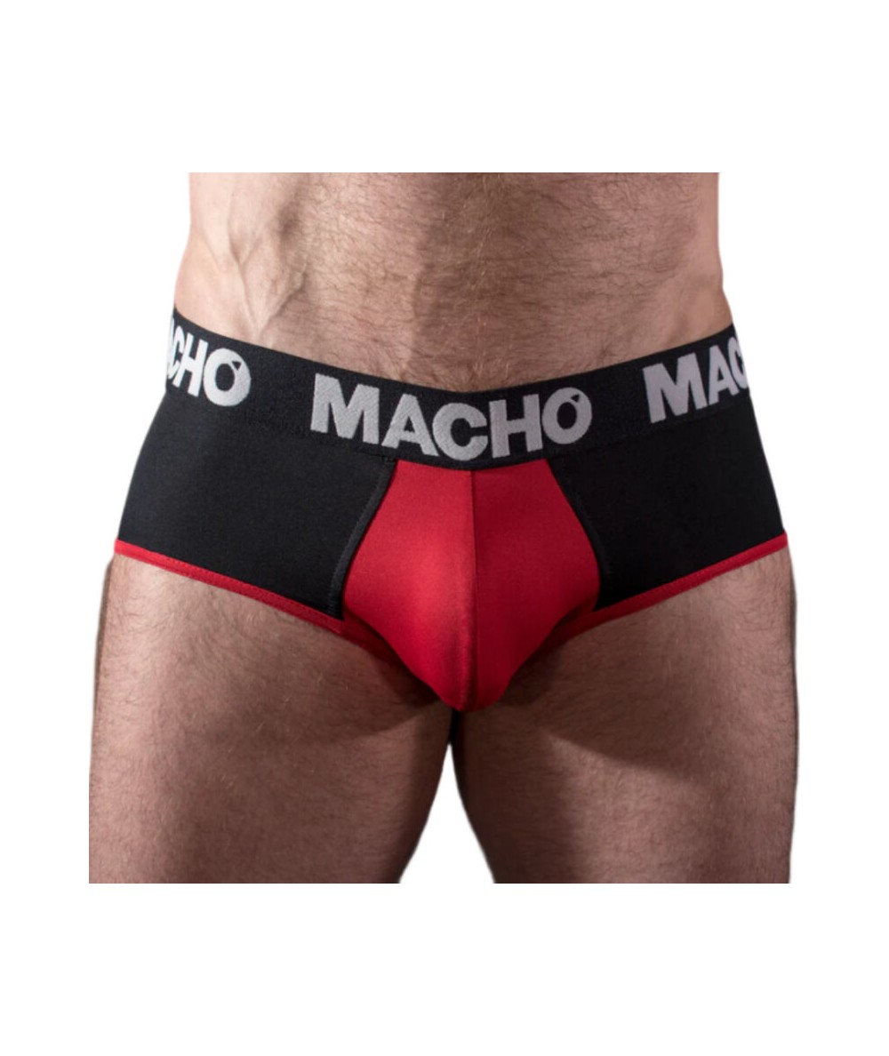 MACHO - MS26N SLIP NEGRO/ROJO S