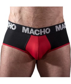 MACHO - MS26N SLIP NEGRO/ROJO S