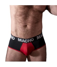 MACHO - MS26N SLIP NEGRO/ROJO S