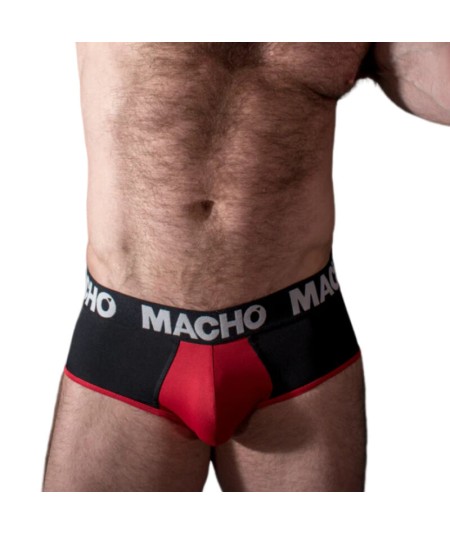 MACHO - MS26N SLIP NEGRO/ROJO M