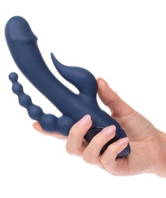 CALIFORNIA EXOTICS - VIBRADOR TRIPLE ORGASM AZUL