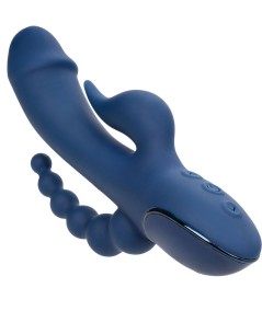 CALIFORNIA EXOTICS - VIBRADOR TRIPLE ORGASM AZUL