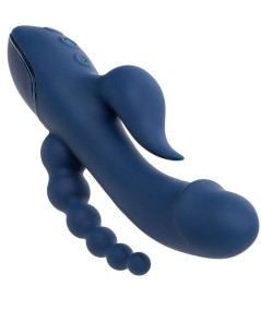 CALIFORNIA EXOTICS - VIBRADOR TRIPLE ORGASM AZUL