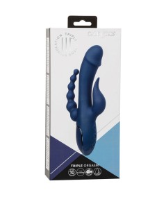 CALIFORNIA EXOTICS - VIBRADOR TRIPLE ORGASM AZUL