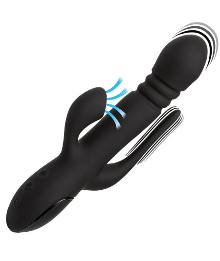 CALIFORNIA EXOTICS - VIBRADOR TRIPLE EUPHORIA NEGRO