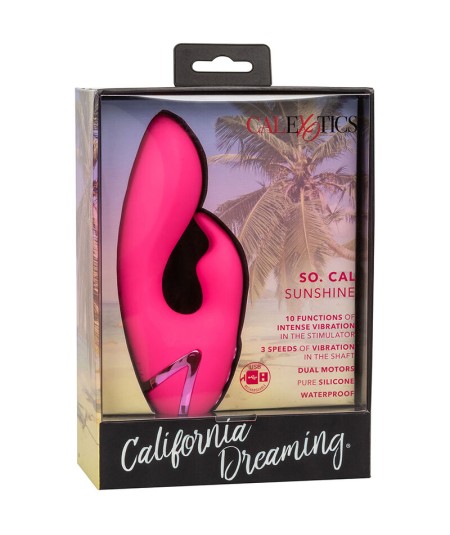 CALIFORNIA EXOTICS - SO. CAL SUSHINE VIBRATOR RABBIT FUCSIA BY CALIFORNIA DREAMING