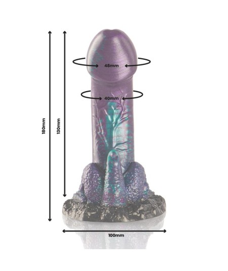 EPIC - BASILISK DILDO DOBLE PLACER ESCAMOSO TAMAÑO PEQUEÑO