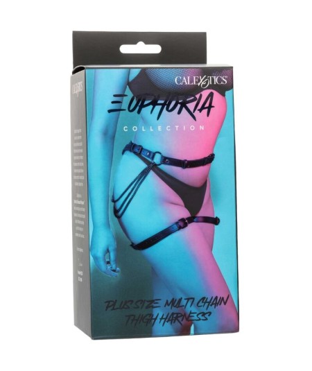 CALIFORNIA EXOTICS - EUPHORIA ARNÉS DE MUSLO CADENA TALLA GRANDE