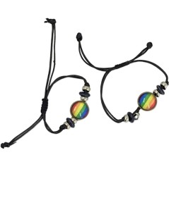 PRIDE - PULSERA CIRCULO CENTRAL BANDERA LGBT