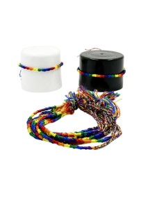 PRIDE - PULSERA HILO FINO BANDERA LGTB