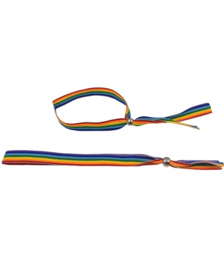 PRIDE - PULSERA BOLITA PLATEADA BANDERA LGBT