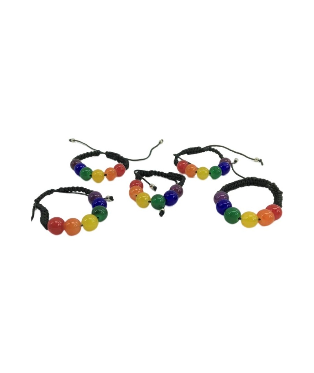 PRIDE - PULSERA BOLAS PEQUEÑAS BANDERA LGBT