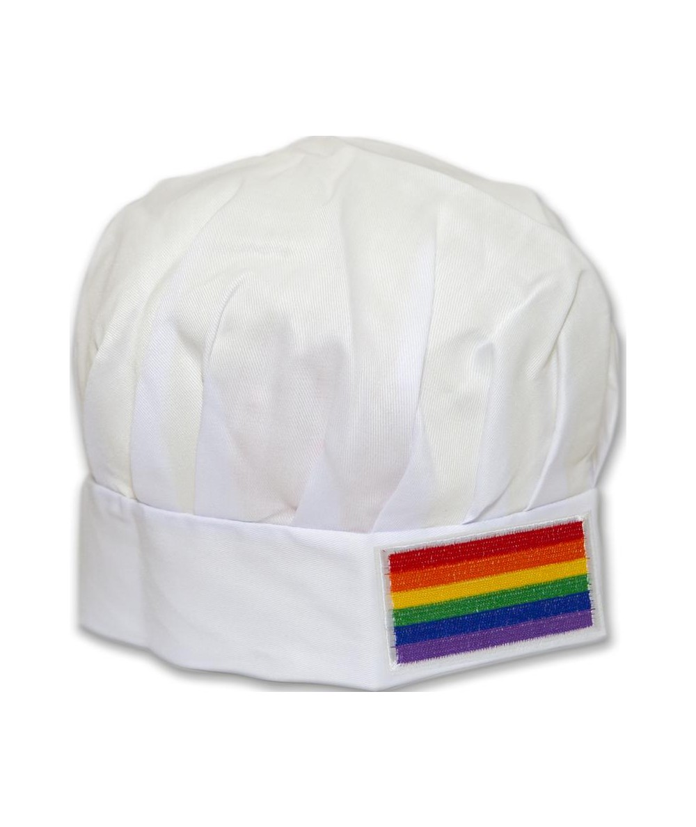 PRIDE - GORRO COCINERO CON BANDERA LGBT