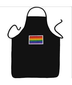 PRIDE - DELANTAL CHEF BUENO CON LA BANDERA LGBT