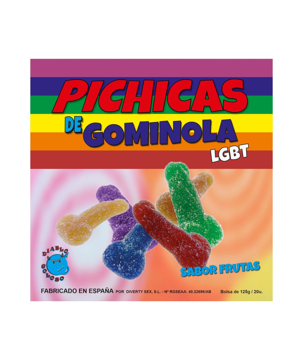 PRIDE - PICHITAS DE GOMINOLA FRUTAS CON AZUCAR LGBT