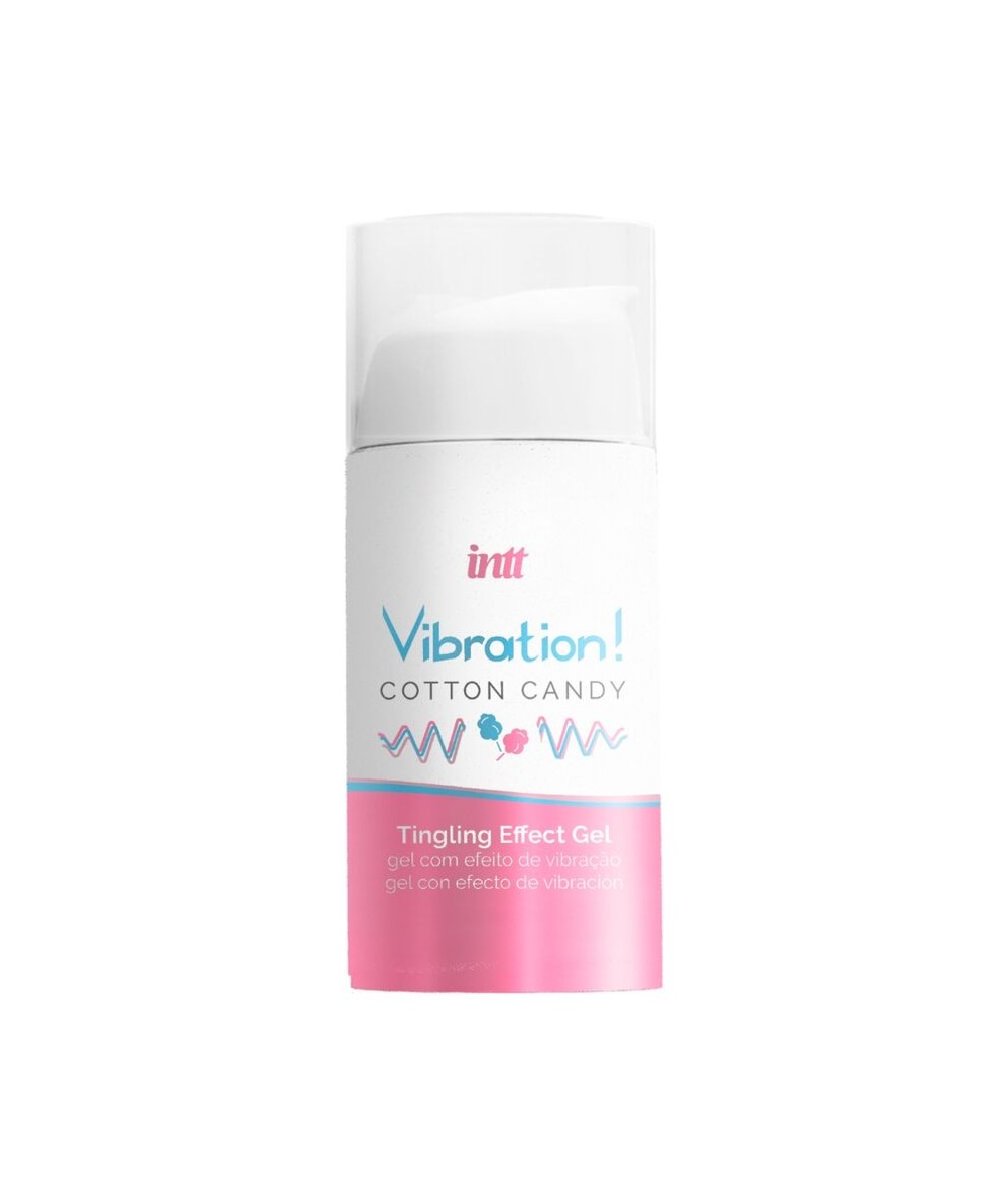 INTT - POTENTE ESTIMULANTE ÍNTIMO GEL VIBRADOR LIQUIDO ALGODÓN DE AZÚCAR 15 ML