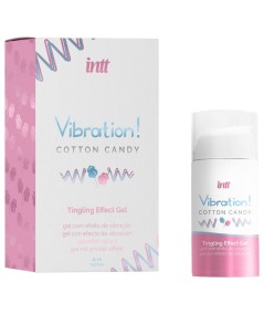 INTT - POTENTE ESTIMULANTE ÍNTIMO GEL VIBRADOR LIQUIDO ALGODÓN DE AZÚCAR 15 ML