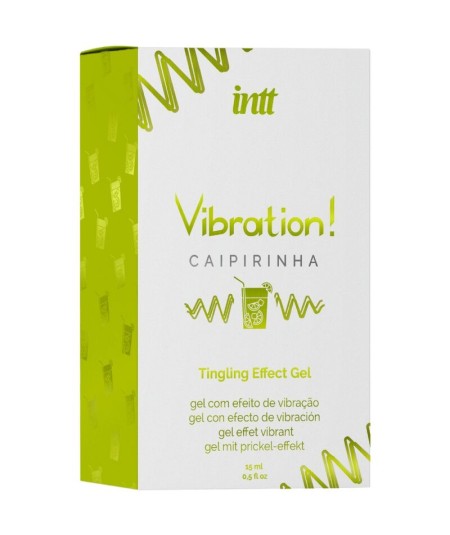 INTT - POTENTE ESTIMULANTE ÍNTIMO GEL VIBRADOR LIQUIDO CAIPIRINHA 15 ML