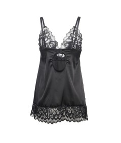 SUBBLIME - BABYDOLL CON ESTAMPADO FLORAL PECHO NEGRO S/M