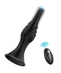 ARMONY - VIBRADOR & PLUG ANAL CONTROL REMOTO NEGRO