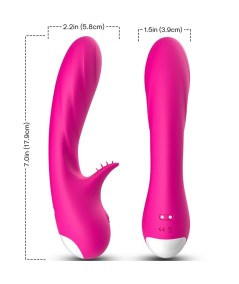 ARMONY - ROMANCE VIBRADOR CON ESTIMULADOR FUCSIA