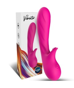 ARMONY - ROMANCE VIBRADOR CON ESTIMULADOR FUCSIA