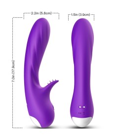 ARMONY - ROMANCE VIBRADOR CON ESTIMULADOR VIOLETA