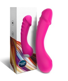 ARMONY - DILDO VIBRADOR PUNTO G SILICONA FUCSIA