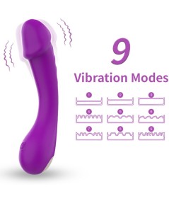 ARMONY - DILDO VIBRADOR PUNTO G SILICONA VIOLETA