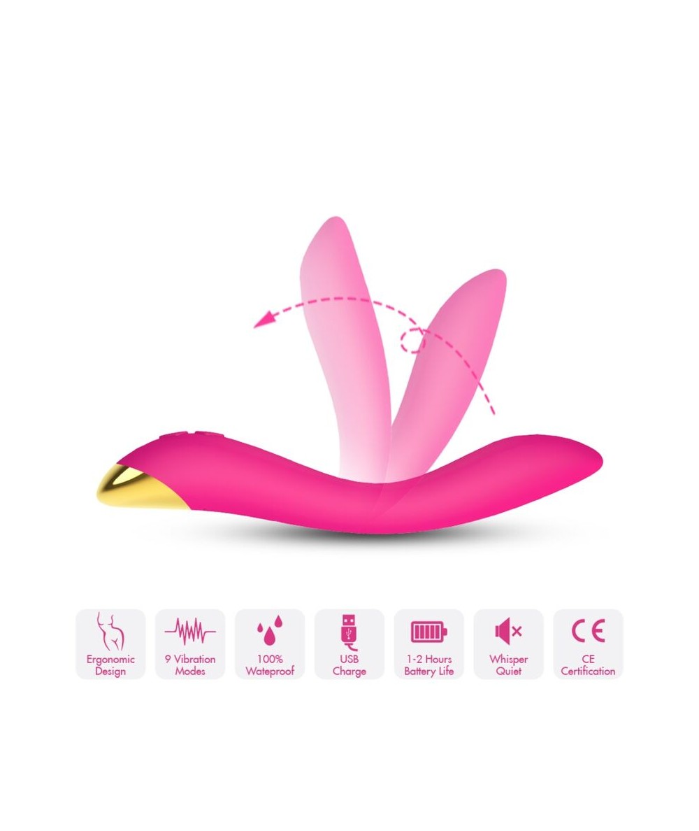 ARMONY - FLAMINGO VIBRADOR MULTIPOSICION FUCSIA