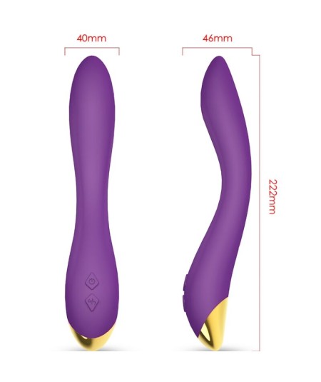 ARMONY - FLAMINGO VIBRADOR MULTIPOSICION VIOLETA