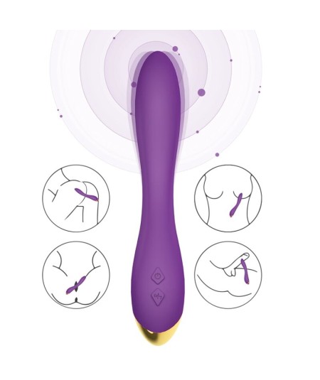 ARMONY - FLAMINGO VIBRADOR MULTIPOSICION VIOLETA