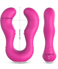 ARMONY - SERAPH VIBRADOR DOBLE CONTROL REMOTO FUCSIA