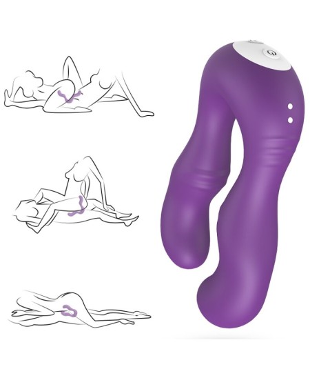 ARMONY - SERAPH VIBRADOR DOBLE CONTROL REMOTO VIOLETA