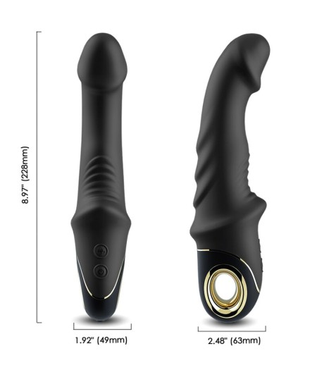 ARMONY - JOYBLADE DILDO VIBRADOR ROTADOR NEGRO