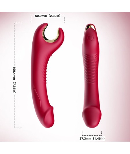 ARMONY - PRINCE DILDO VIBRADOR & ROTADOR ROJO