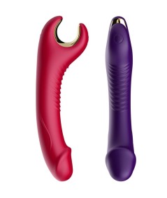 ARMONY - PRINCE DILDO VIBRADOR & ROTADOR ROJO