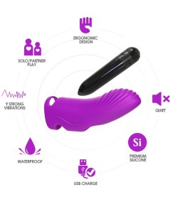 ARMONY - AURORA VIBRADOR DEDAL FUCSIA