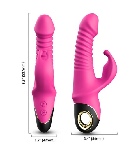 ARMONY - ZING DILDO VIBRADOR RABBIT FUCSIA