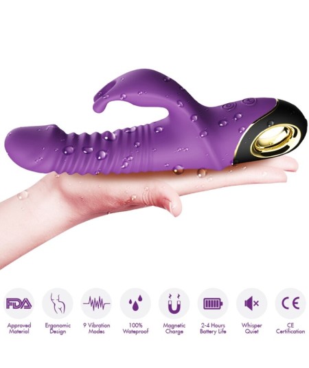 ARMONY - ZING DILDO VIBRADOR RABBIT VIOLETA