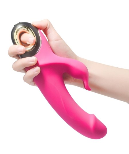 ARMONY - METEROR DILDO VIBRADOR RABBIT ROTADOR FUCSIA